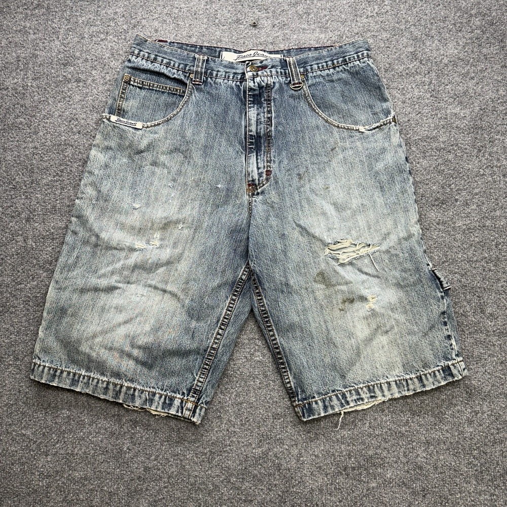 Paco Jean‎ Shorts Men's Size 38 Y2K Streetwear Embroidered